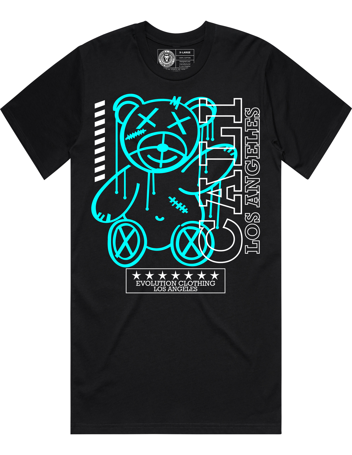 Cali Teddy Bear Custom Graphic Design