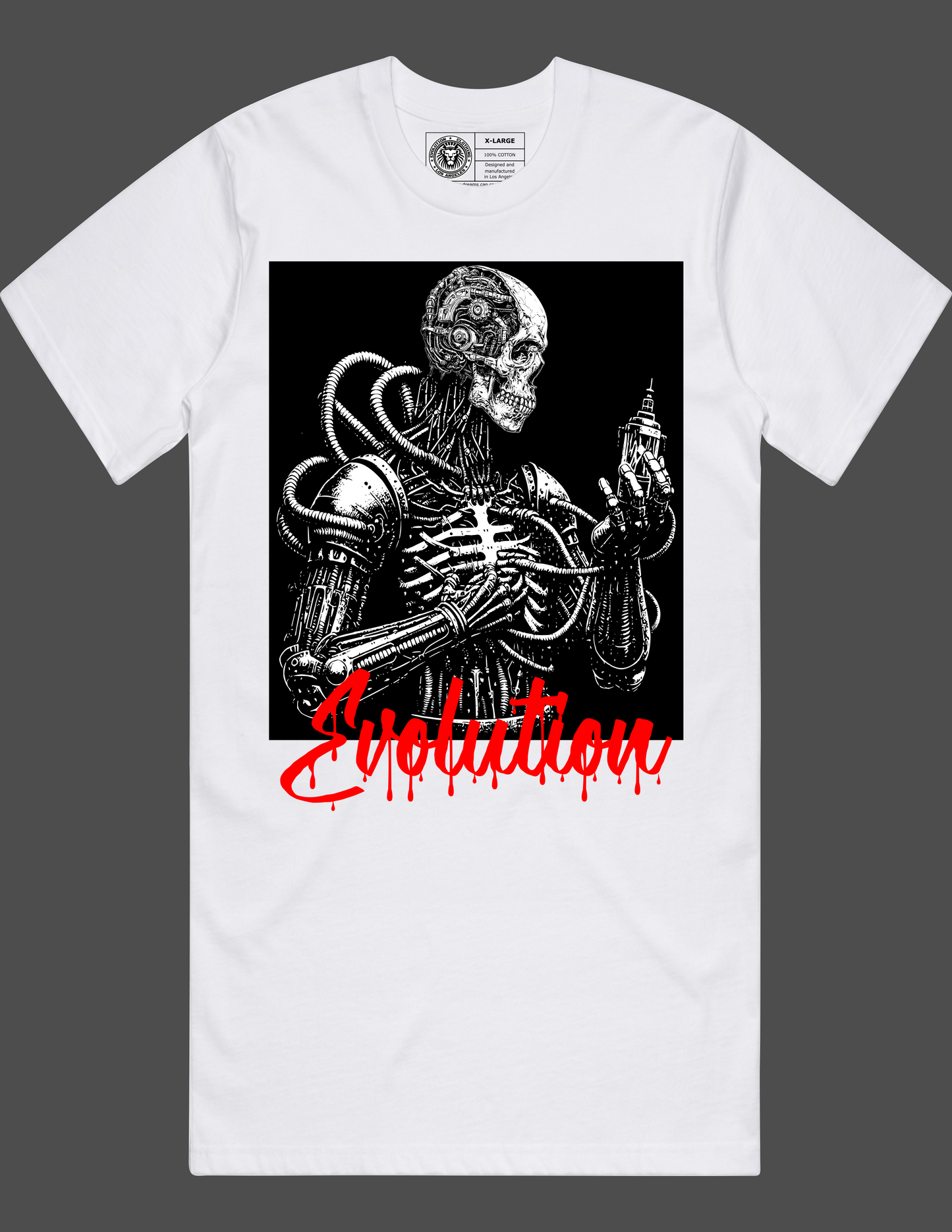 Robot Skeleton Ai Custom Design