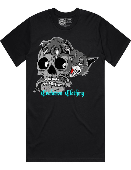 Skull Cat Fish Custom Design
