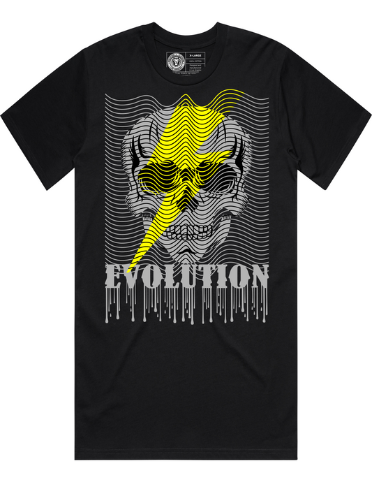 Skull Lighting bolt Waves Custom Design